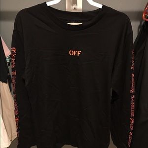 ❤️SOLD❤️ OFF WHITExVLONE Long Sleeve Sweater Black